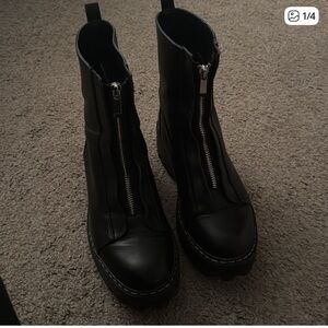 Zara platform boots size 40